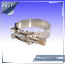 T-spring hose clamp